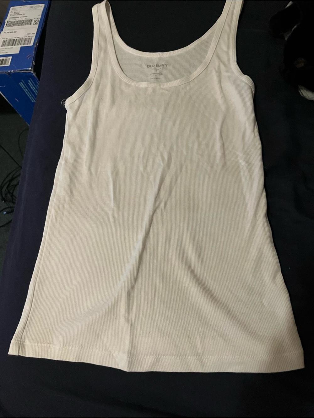 Old Navy white Ribbed Tank Top
